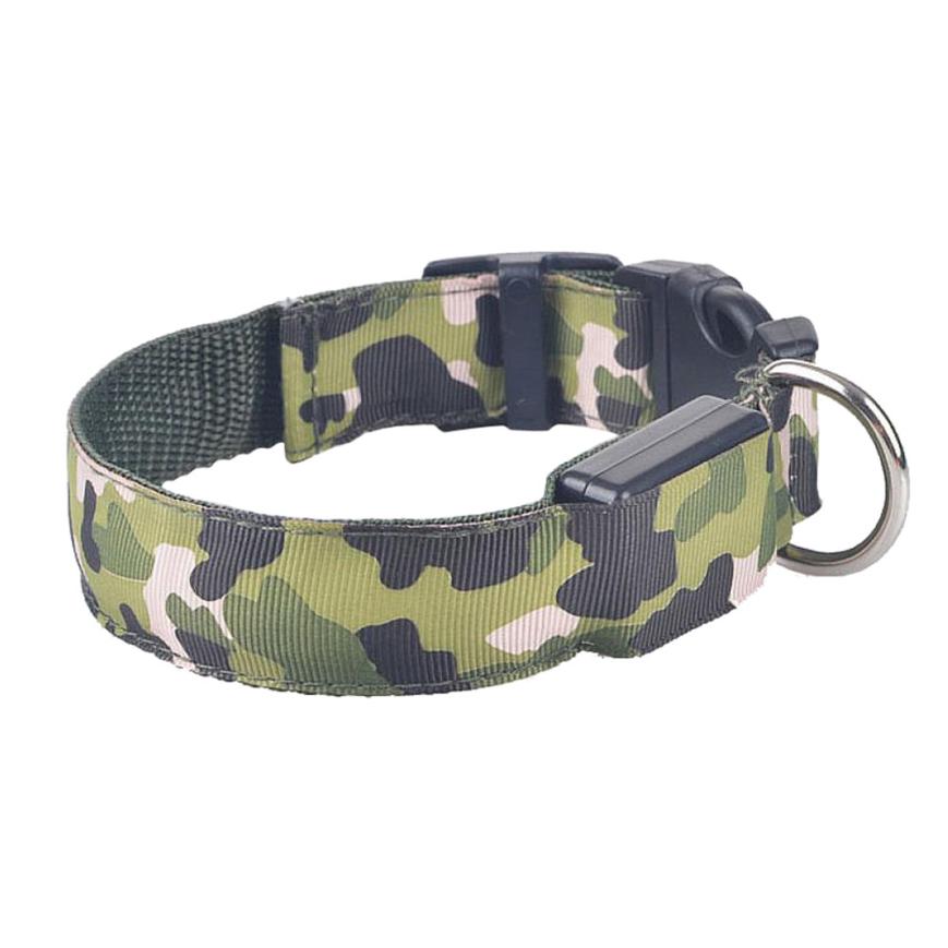 Camouflage pet supplies luminous dog collar - Paws R US