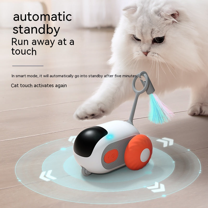 Remote Control Interactive Cat Car Toy USB Charging Chasing Automatic Self-moving Remote Smart Control Car Interactive Cat Toy Pet Products - Paws R US