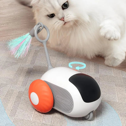 Remote Control Interactive Cat Car Toy USB Charging Chasing Automatic Self-moving Remote Smart Control Car Interactive Cat Toy Pet Products - Paws R US