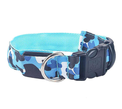 Camouflage pet supplies luminous dog collar - Paws R US