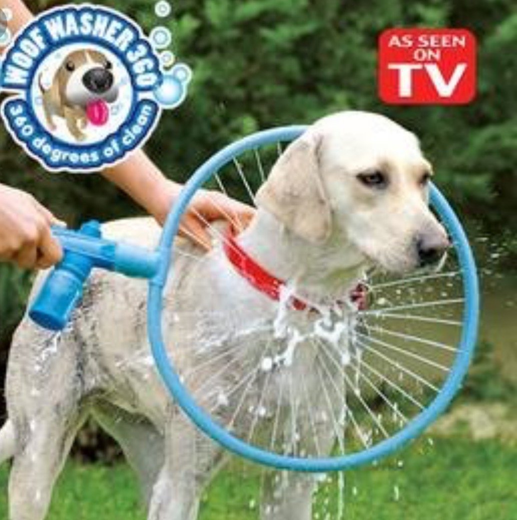 Fully automatic 360 degree pet supplies bath ring - Paws R US