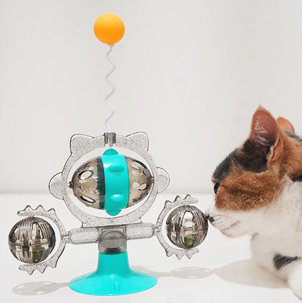 Pet Supplies Cat Pinwheel Toy Sucker Leaky Ball - Paws R US