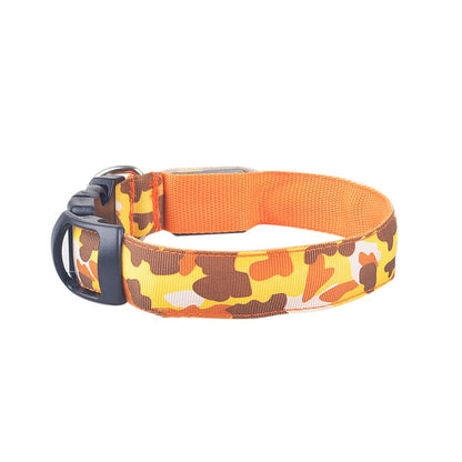 Camouflage pet supplies luminous dog collar - Paws R US