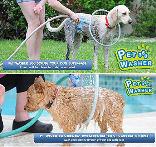 Fully automatic 360 degree pet supplies bath ring - Paws R US