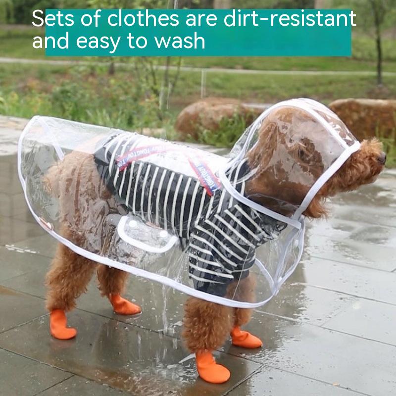 Pet Raincoat For Dog