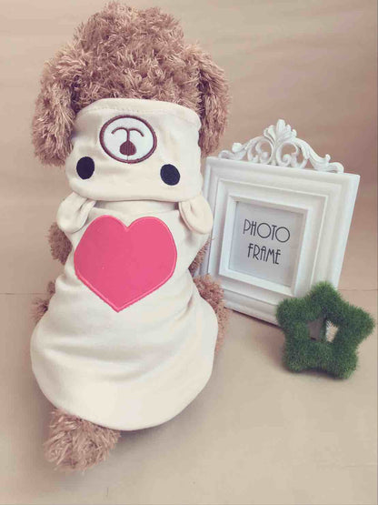 Summer pet clothes, love bears, transform clothes, pet clothes - Paws R US