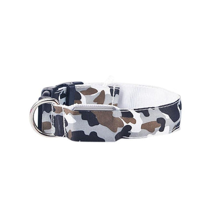 Camouflage pet supplies luminous dog collar - Paws R US