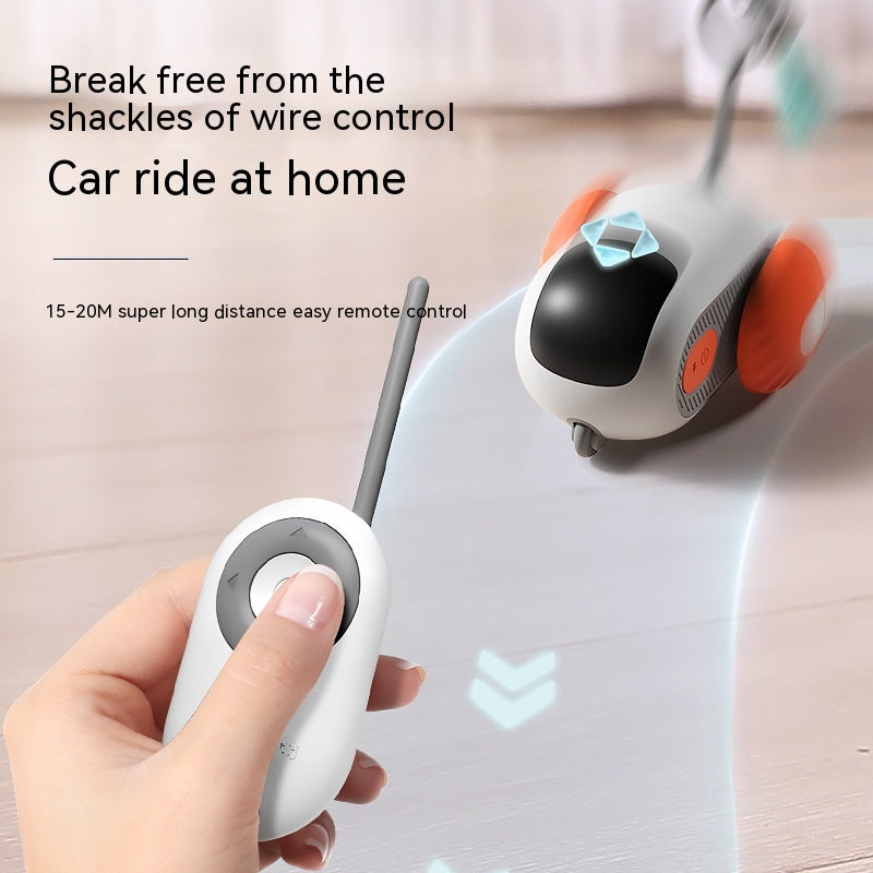 Remote Control Interactive Cat Car Toy USB Charging Chasing Automatic Self-moving Remote Smart Control Car Interactive Cat Toy Pet Products - Paws R US