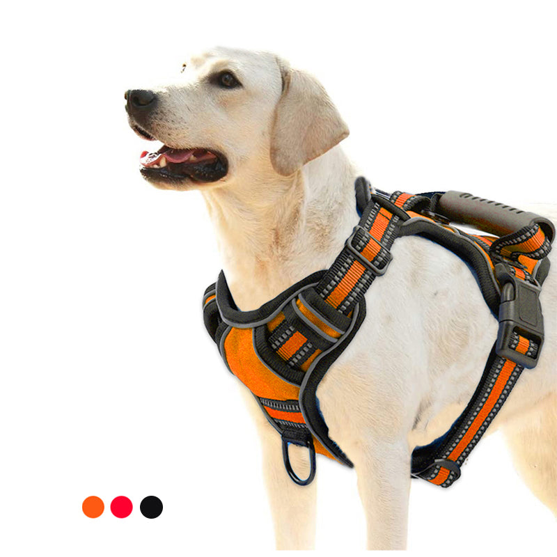 Dog Harness No Pull Breathable Reflective Pet Harness Vest - Paws R US